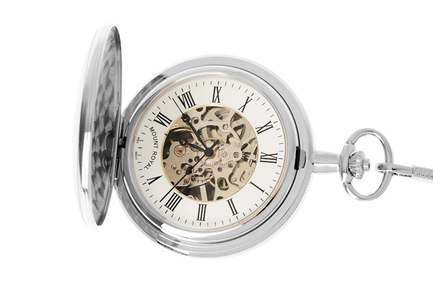 Orologio da taschino Mount Royal acciaio Selezione Zanolli