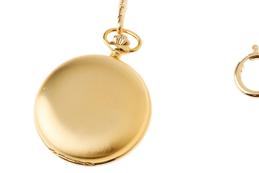 Orologio da taschino Regent acciaio dorato satinato Selezione Zanolli