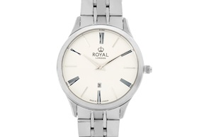 Orologio da polso donna acciaio con quadrante bianco Royal London