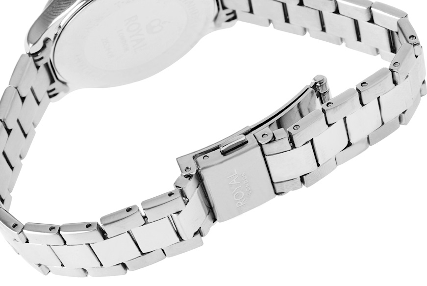 Orologio da polso donna acciaio con quadrante bianco Royal London