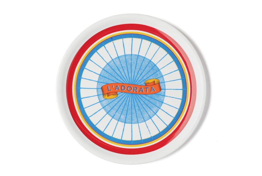 Pizza plate Bel Paese porcelain L'Adorata Bitossi home