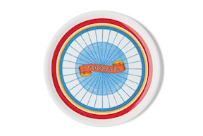 Pizza plate Bel Paese porcelain L'Adorata Bitossi home
