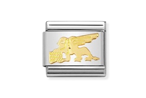 Leone di Venezia Composable acciaio e oro Nomination