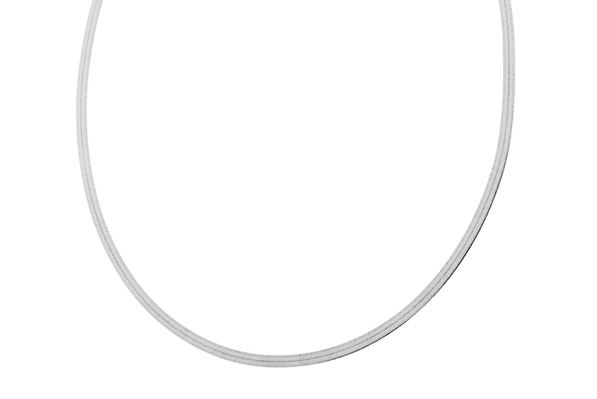 Collana argento piatta Selezione Zanolli
