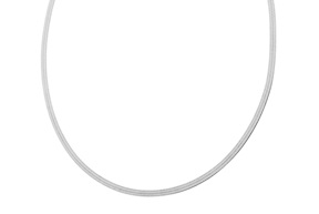 Collana argento piatta Selezione Zanolli