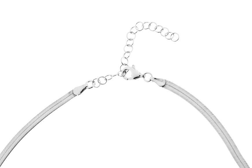 Collana argento piatta Selezione Zanolli