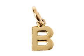 Ciondolo Lettera B oro 750‰ Selezione Zanolli