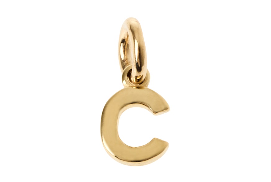 Ciondolo Lettera C oro 750‰ Selezione Zanolli