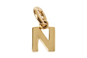 Ciondolo Lettera N oro 750‰ Selezione Zanolli