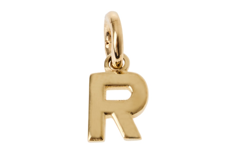 Ciondolo Lettera R oro 750‰ Selezione Zanolli