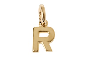 Ciondolo Lettera R oro 750‰ Selezione Zanolli
