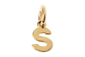 Ciondolo Lettera S oro 750‰ Selezione Zanolli