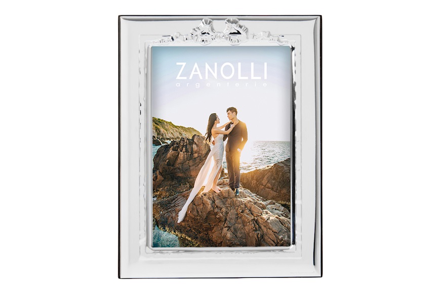 Cornice argento pvd a fascia stretta Selezione Zanolli