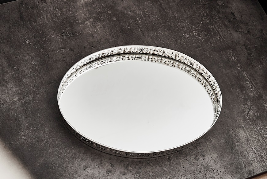 Oval tray silver 133 grammi Zanolli Vintage