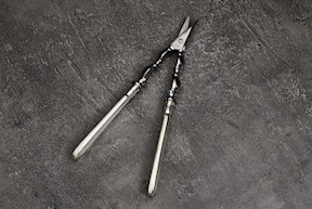 Schiaccianoci e tagliauva argento 40 grammi in stile Impero usato ricondizionato Zanolli Vintage