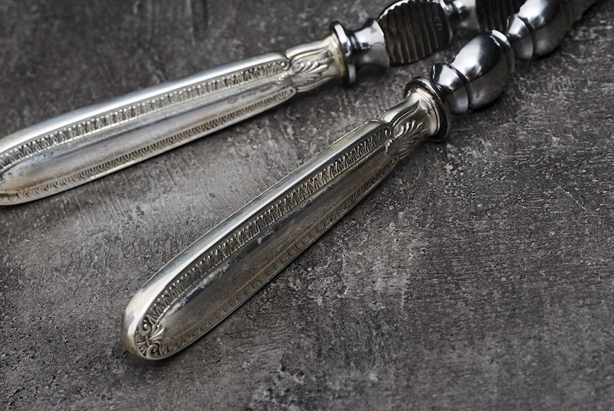 Nutcracker and grape slicer silver 40 grammi in Empire style Zanolli Vintage