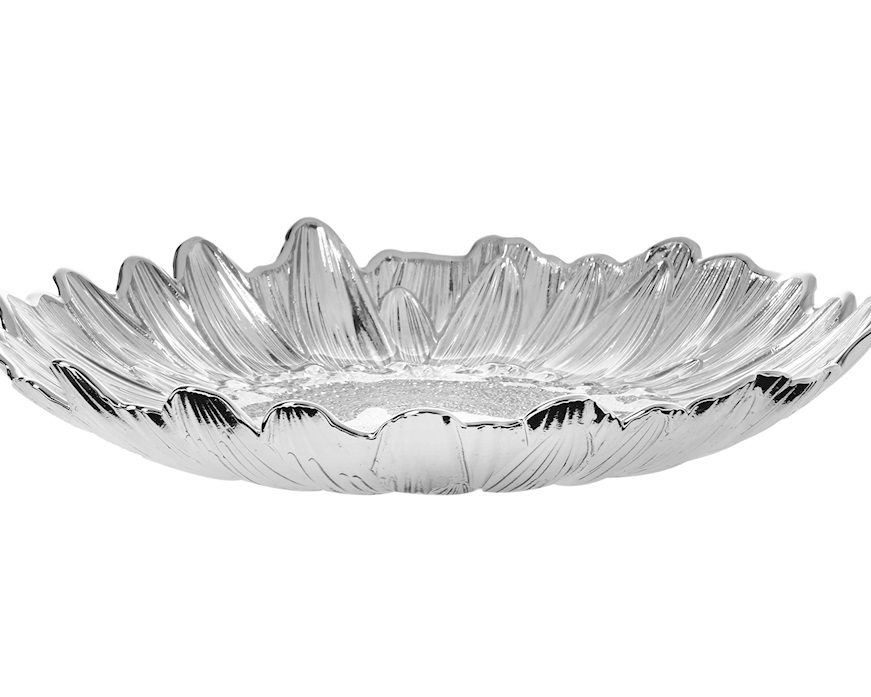 Sunflower bowl silver Selezione Zanolli