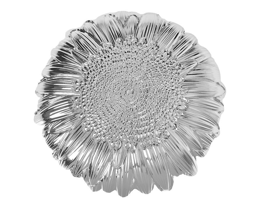 Sunflower bowl silver Selezione Zanolli