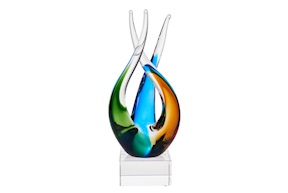 Trophy in blown glass Selezione Zanolli