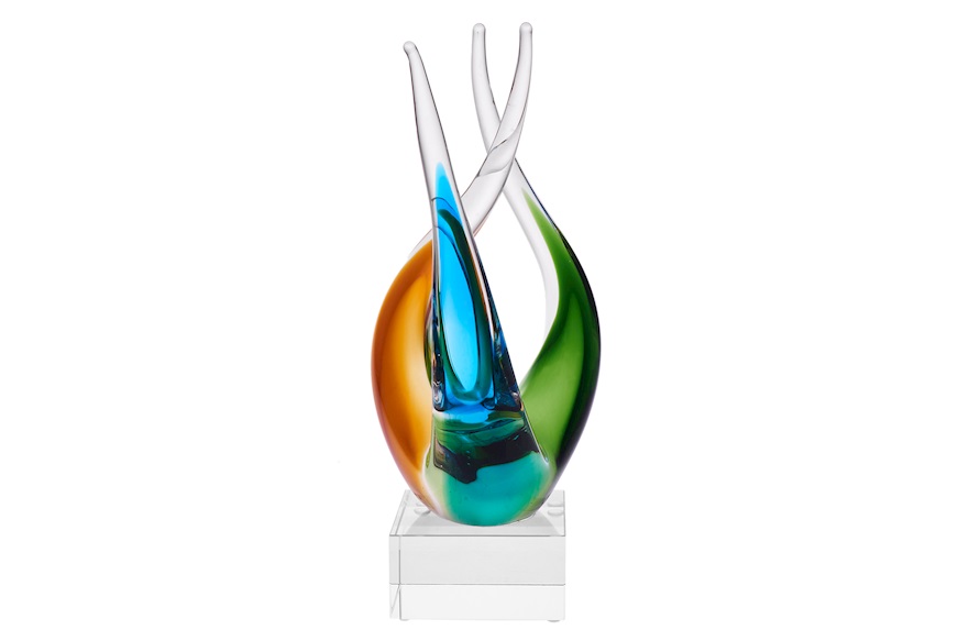 Trofeo Intrecciato in vetro soffiato Selezione Zanolli