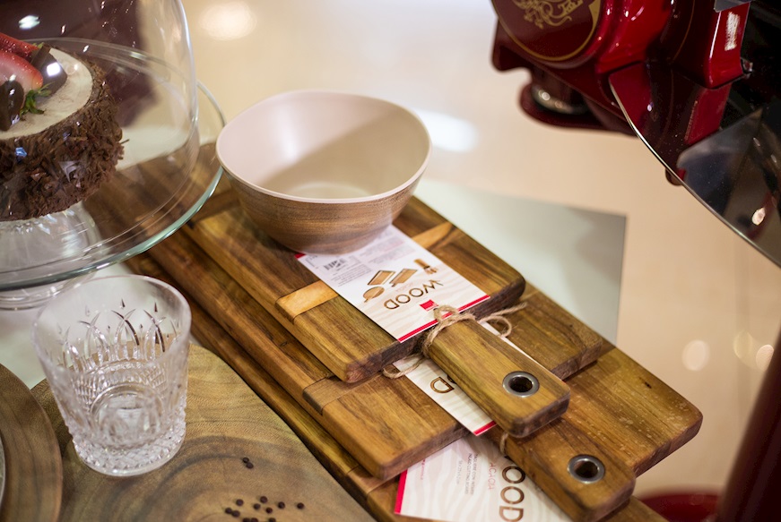 Inlaid cutting board Wood Giannini