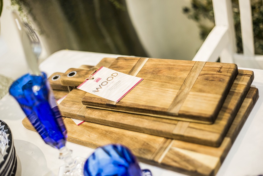 Inlaid cutting board Wood Giannini