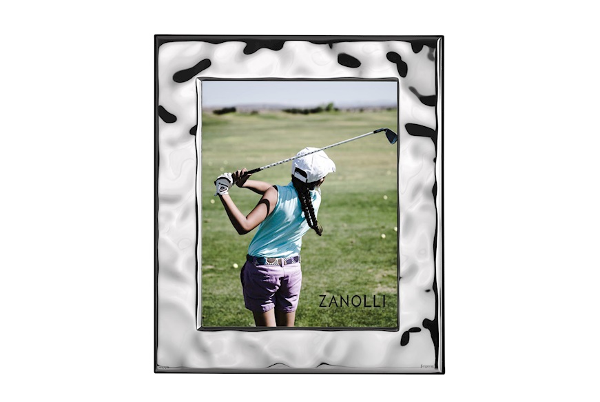 Picture frame Seta bilaminated Silver Selezione Zanolli