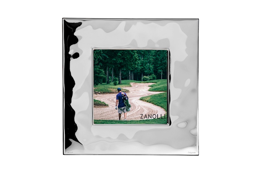 Picture frame Seta bilaminated Silver Selezione Zanolli