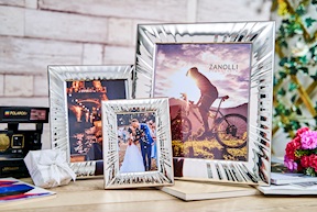 Picture Frame bilaminated Silver Zanolli