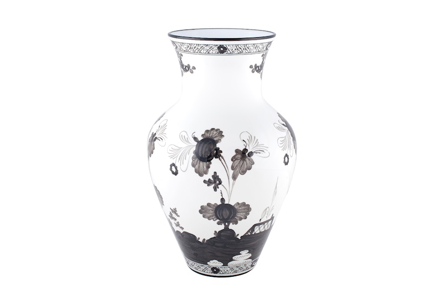 Vaso Ming Oriente Italiano Albus porcellana Richard Ginori