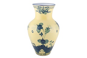 Vaso Ming Oriente Italiano Citrino porcellana Richard Ginori