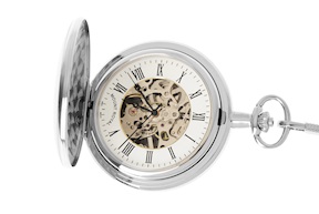 Orologio da taschino Mount Royal acciaio Selezione Zanolli