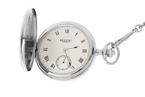 Orologio da taschino Regent acciaio con blasone Selezione Zanolli