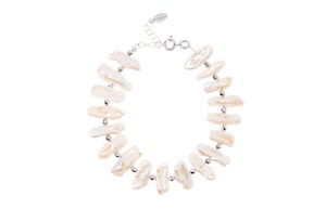 Bracciale argento con perla bianca Selezione Zanolli