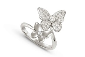 Anello Sweet Madame argento Farfalla Bianca Nomination