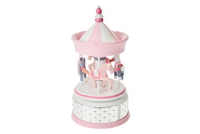 Carillon Giostra di Cavalli rosa Selezione Zanolli