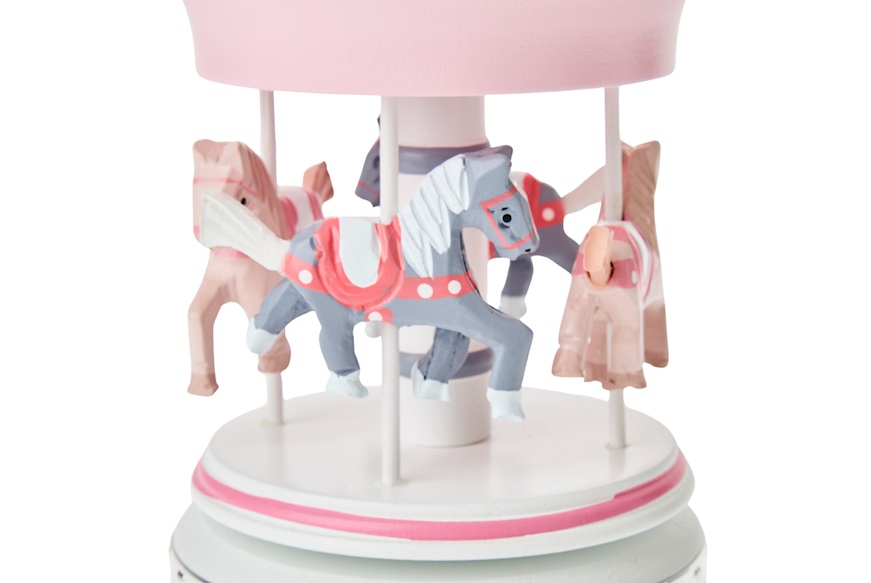 Carillon Giostra di Cavalli rosa Selezione Zanolli