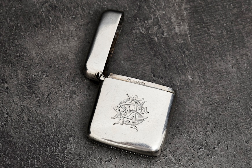 Matchbox silver 30 grammi Zanolli Vintage