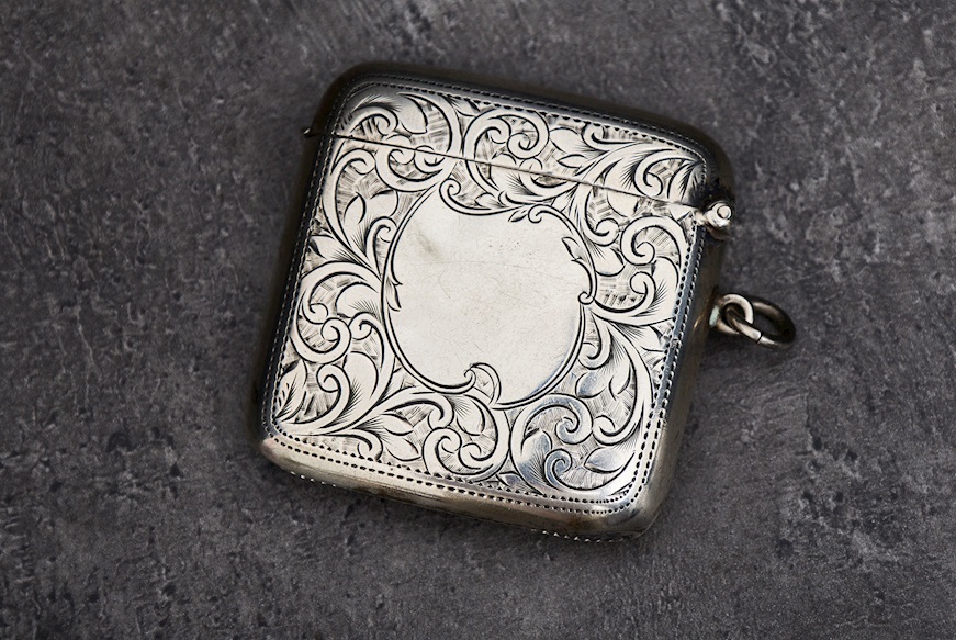 Matchbox silver 37 grammi Zanolli Vintage