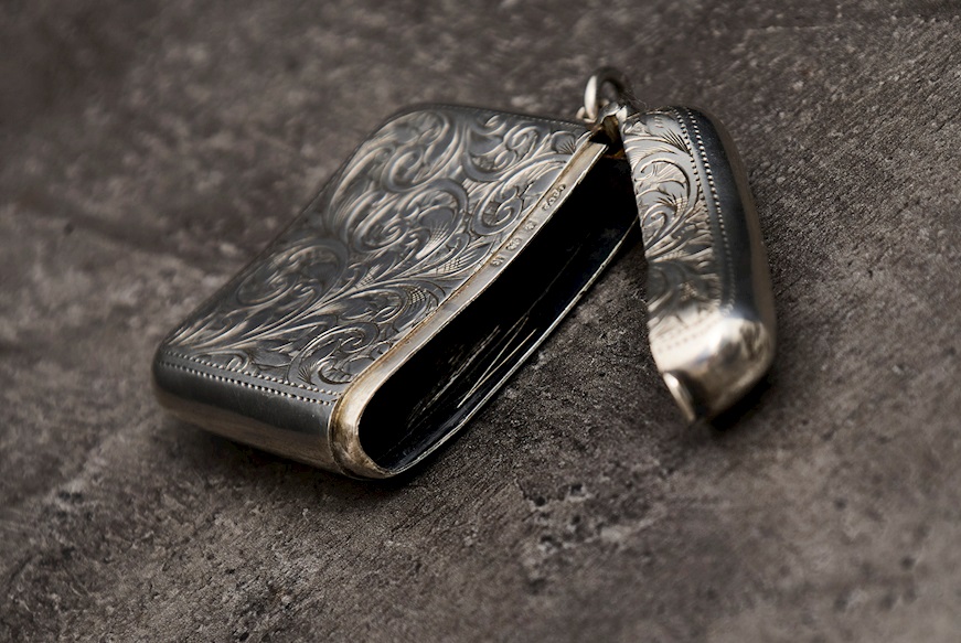 Matchbox silver 37 grammi Zanolli Vintage