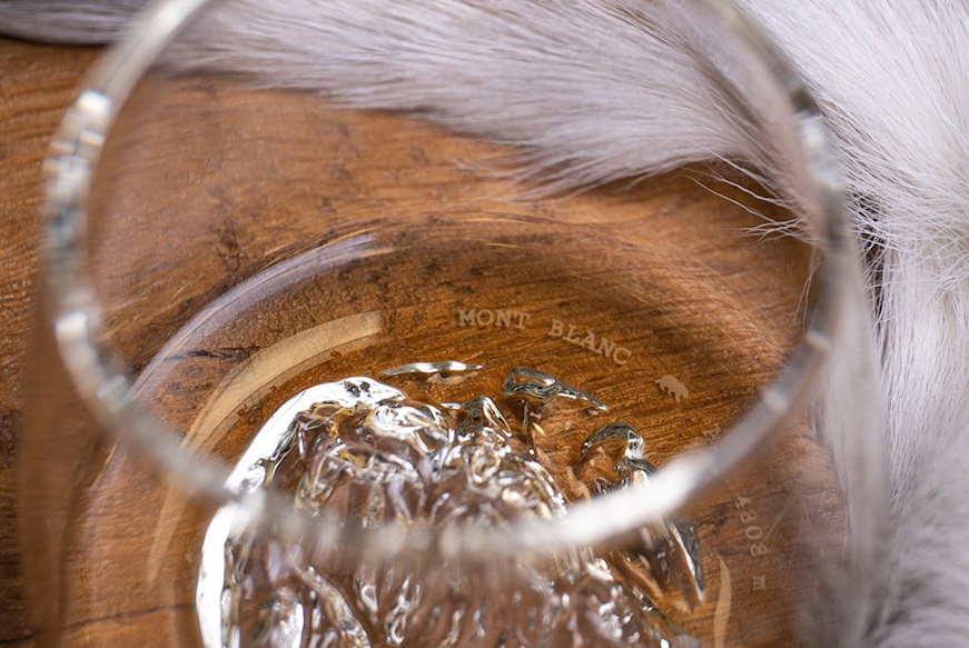 Whisky glass set Topographic Monte Bianco/Everest 2 pieces Alaskan Maker