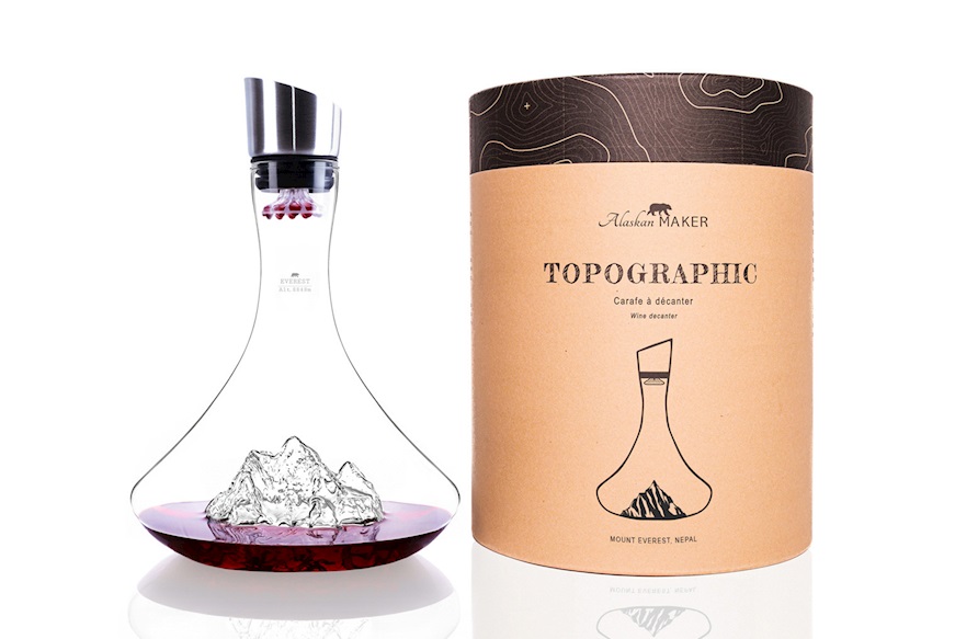 Decanter Topographic Everest Alaskan Maker