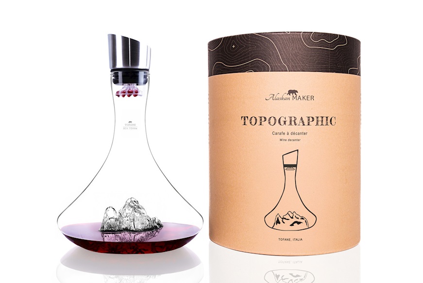 Decanter Topographic Tofane Alaskan Maker