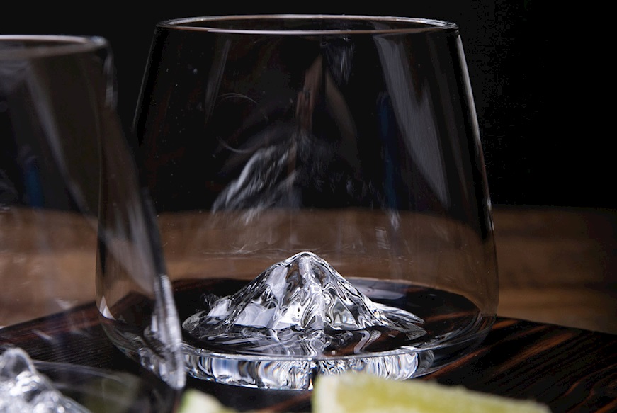 Whisky glass set Topographic Grand Canyon/Matterhorn 2 pieces Alaskan Maker