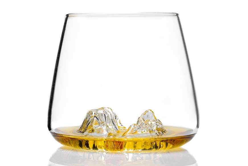 Whisky glass set Topographic Grand Canyon/Matterhorn 2 pieces Alaskan Maker