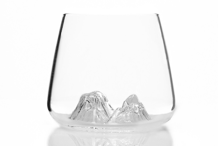 Whisky glass set Topographic Grand Canyon/Matterhorn 2 pieces Alaskan Maker