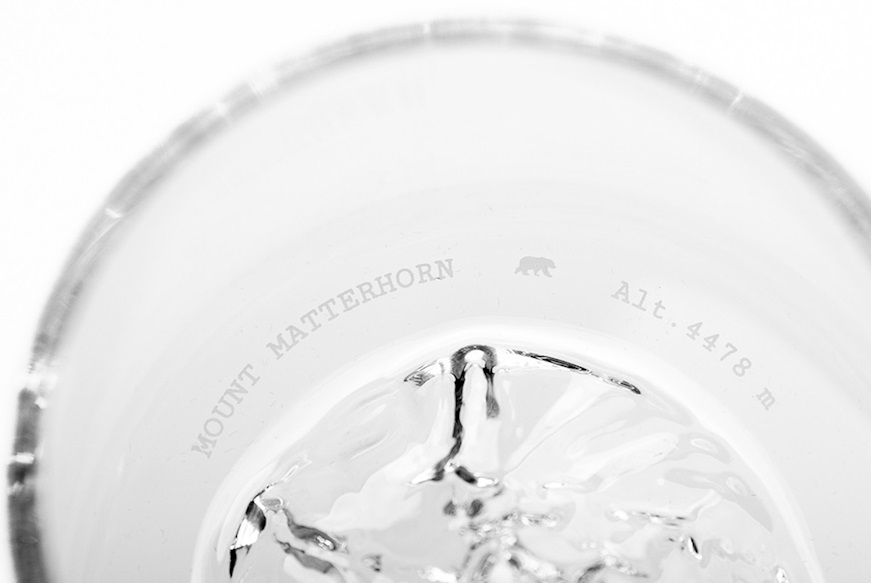 Whisky glass set Topographic Grand Canyon/Matterhorn 2 pieces Alaskan Maker