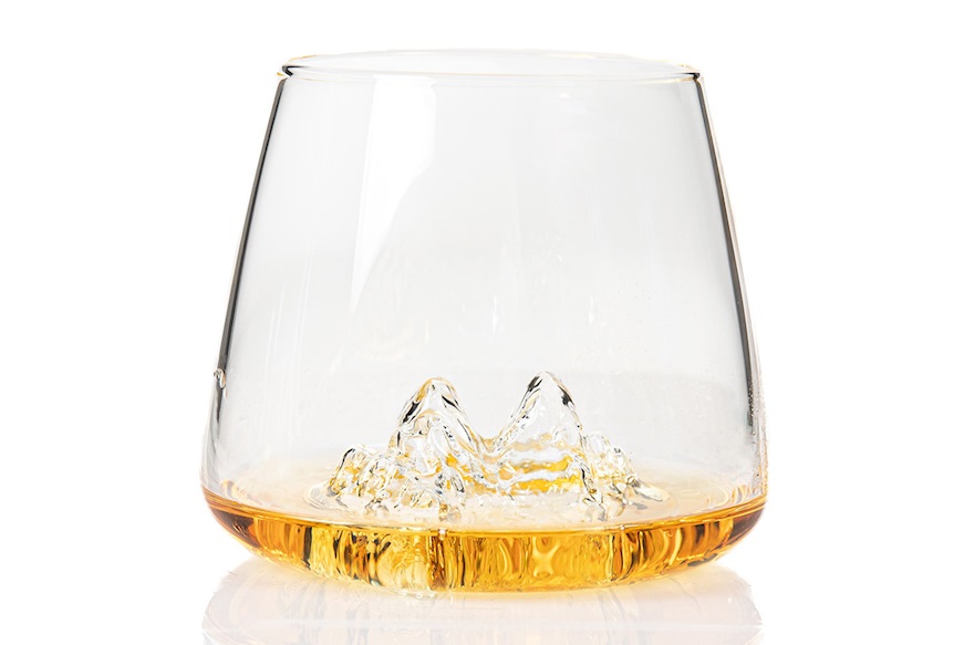 Whisky glass set Topographic Tre Cime/Monte Rosa 2 pieces Alaskan Maker