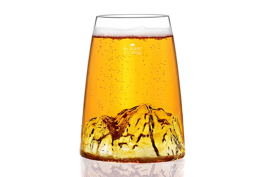 Long Drink Glass Topographic Monte Bianco Alaskan Maker
