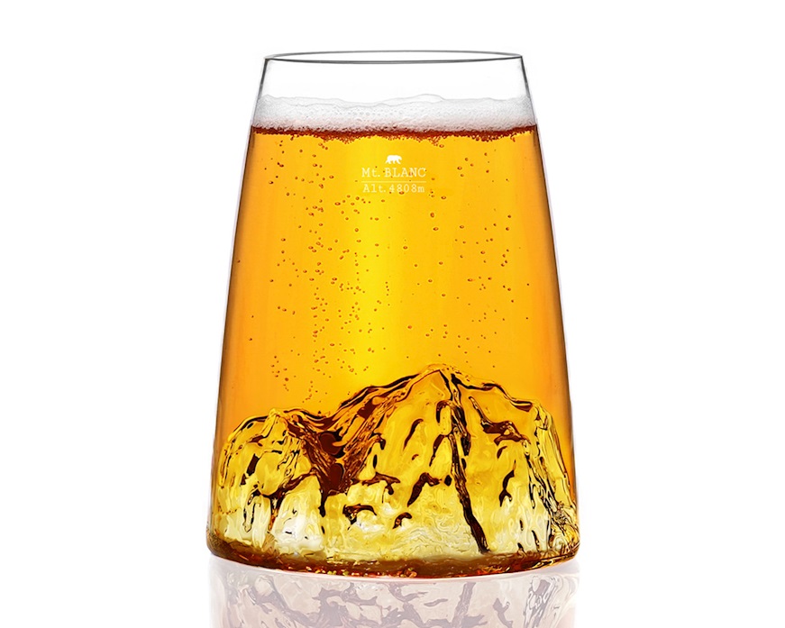 Bicchiere long drink Topographic Monte Bianco Alaskan Maker